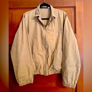 Ralph Lauren Tan Bomber Jacket